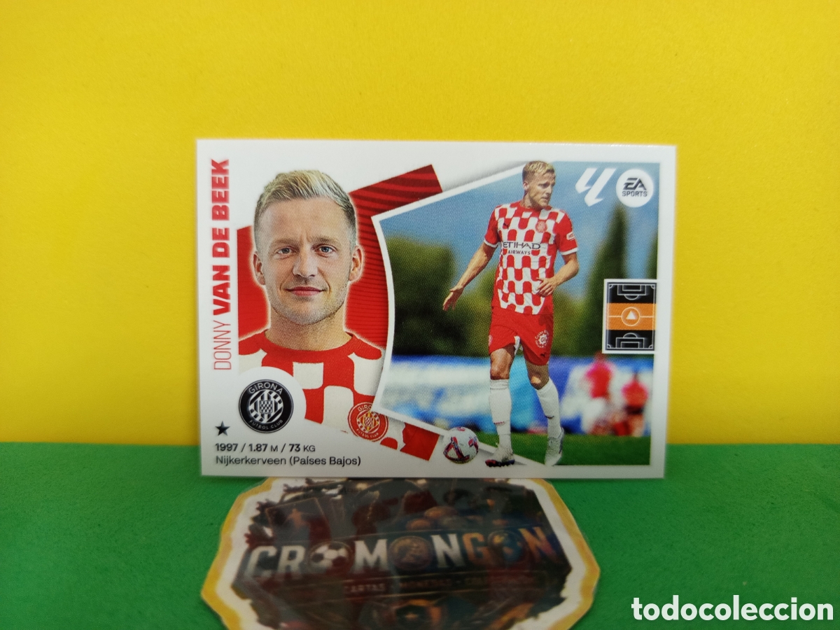Fu&szlig;ball-Sticker: ❇️ CROMO ⚽ VAN DE BEEK GIRONA FICHAJE 6 24 25 2024 2025 PANINI SIN PEGAR ❇️