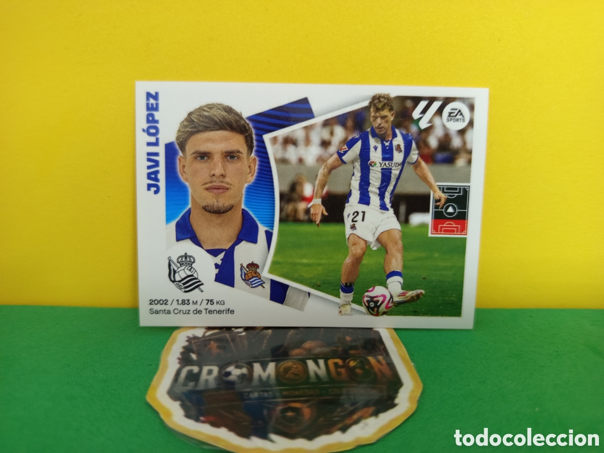 Fu&szlig;ball-Sticker: ❇️ CROMO ⚽ JAVI L&Oacute;PEZ REAL SOCIEDAD FICHAJE 9 24 25 2024 2025 PANINI SIN PEGAR ❇️