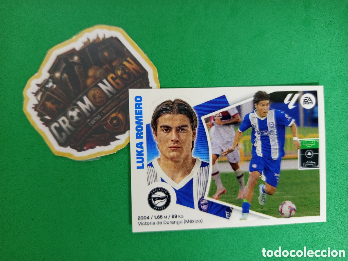 Fu&szlig;ball-Sticker: ❇️ CROMO ⚽ LUKA ROMERO ALAV&Eacute;S FICHAJE 12 24 25 2024 2025 PANINI SIN PEGAR ❇️