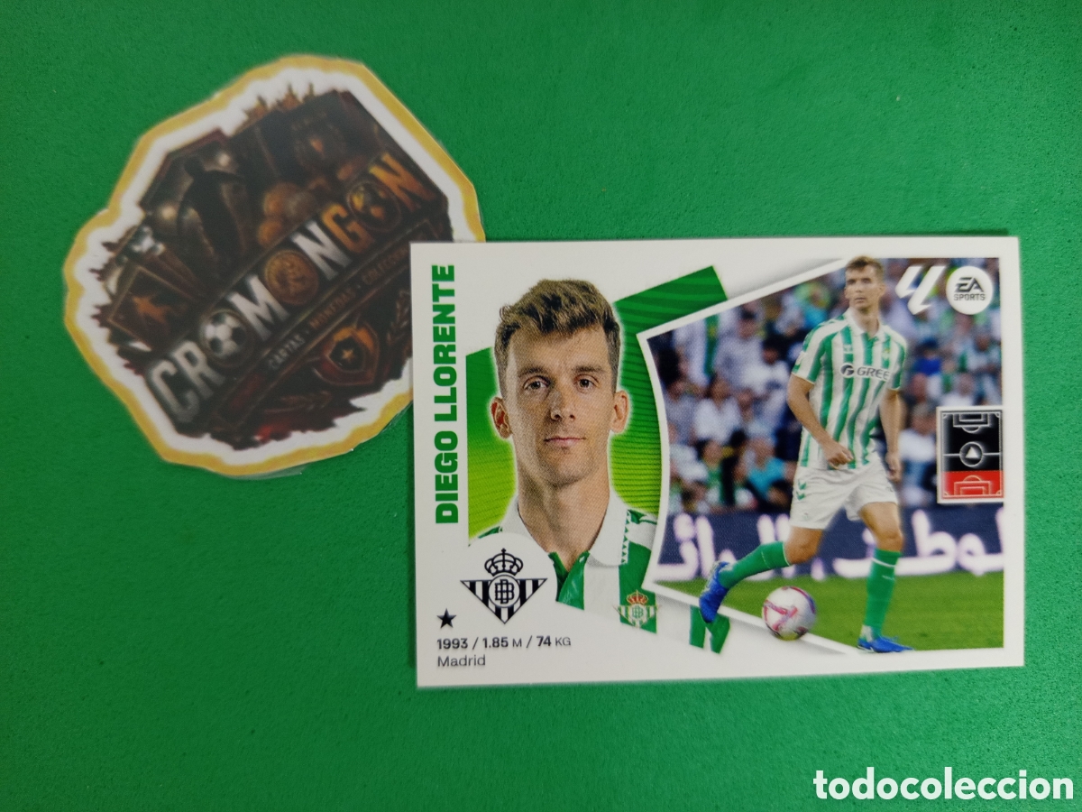 Fu&szlig;ball-Sticker: ❇️ CROMO ⚽ DIEGO LLORENTE BETIS FICHAJE 11 24 25 2024 2025 PANINI SIN PEGAR ❇️
