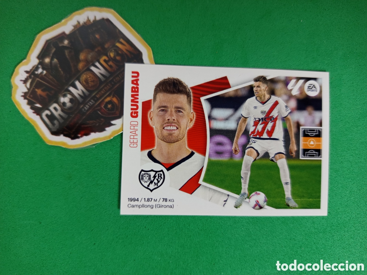 Cromos de Futebol: ❇️ CROMO ⚽ GUMBAU RAYO VALLECANO FICHAJE 24 24 25 2024 2025 PANINI SIN PEGAR ❇️