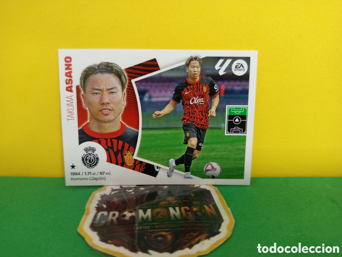Cromos de Futebol: ❇️ CROMO ⚽ ASANO MALLORCA FICHAJE 14 24 25 2024 2025 PANINI SIN PEGAR ❇️