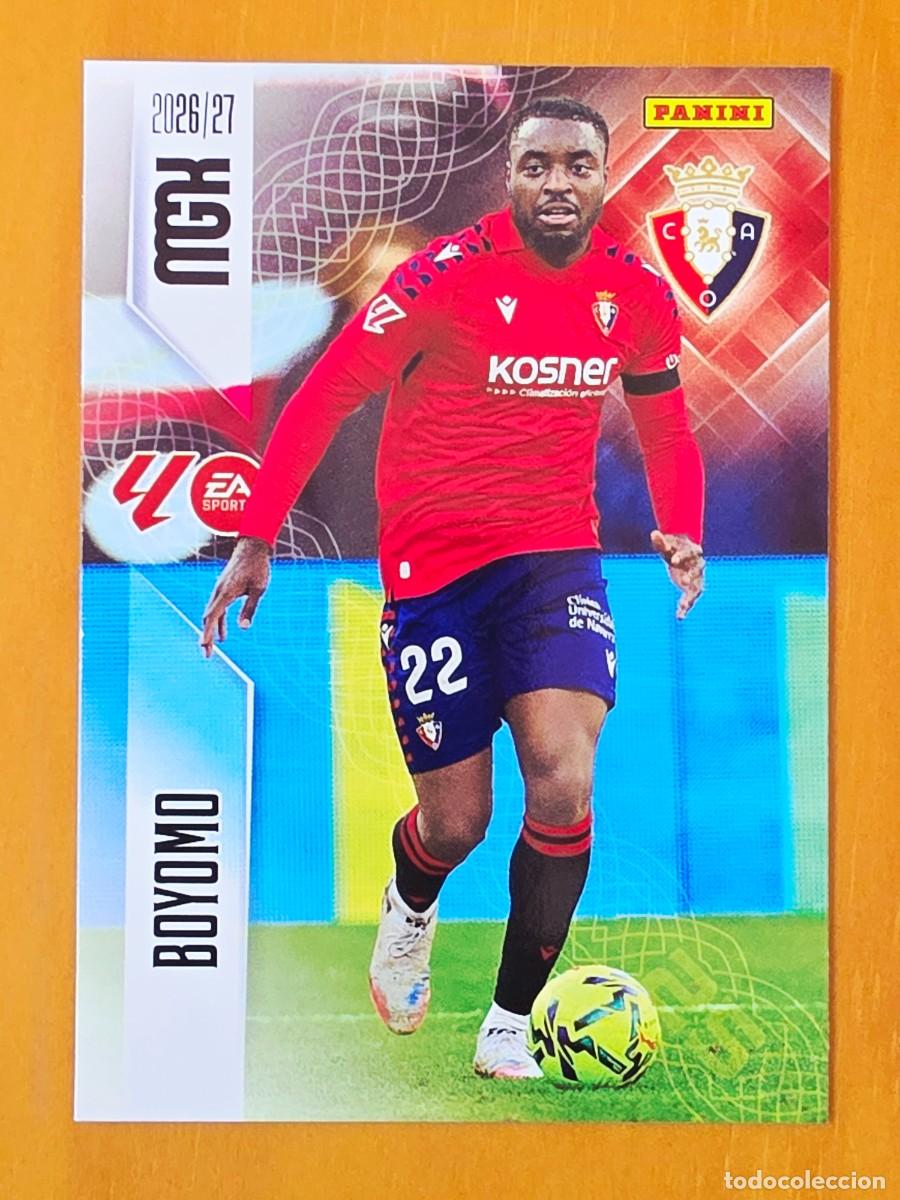 Cromos de f&uacute;tbol: 257 Enzo Boyomo, CA Osasuna, Panini Megacracks MGK 2026 2027 26 27