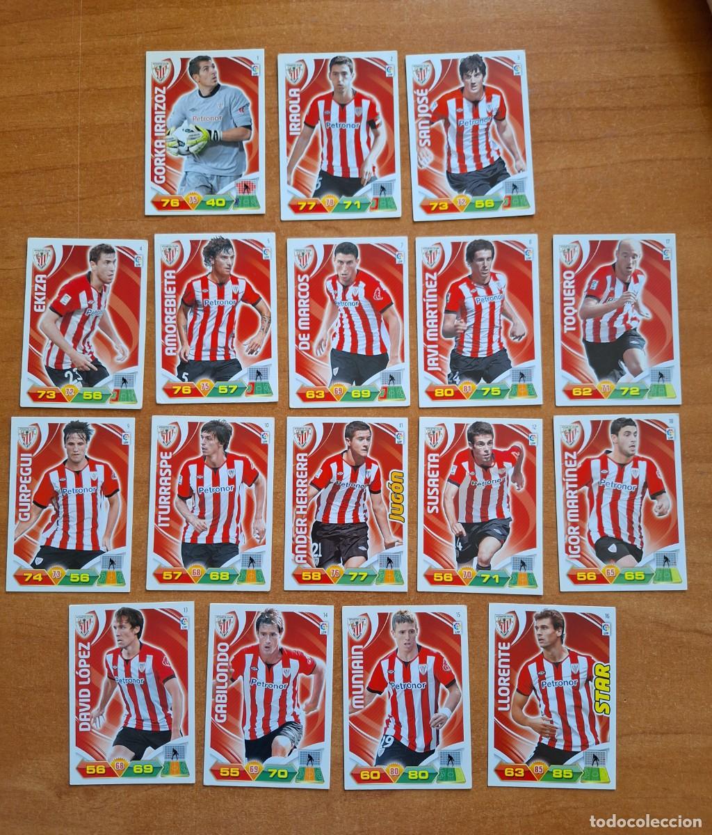 Fu&szlig;ball-Sticker: ATLECTIC CLUB BILBAO - 17 CROMOS -ADRENALYN - 2011-2012