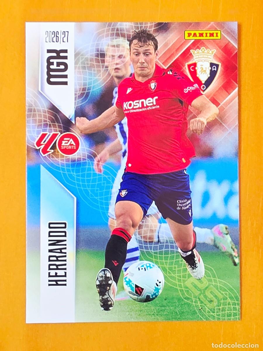 Cromos de f&uacute;tbol: 259 Jorge Herrando, CA Osasuna, Panini Megacracks MGK 2026 2027 26 27
