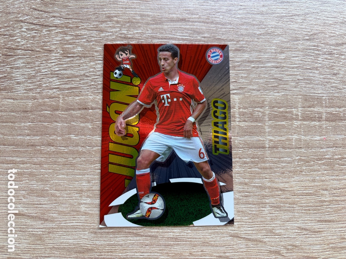 Cromos de f&uacute;tbol: THIAGO ALC&Acirc;NTARA CROMO JUG&Oacute;N REVISTA JUG&Oacute;N 2016 2017 16 17 BAYERN M&Uuml;NCHEN FC BAYERN