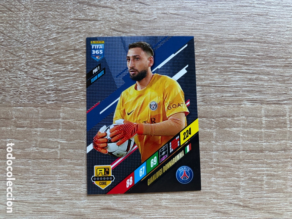Cromos de f&uacute;tbol: 224 GIANLUIGI DONNARUMMA PANINI ADRENALYN XL FIFA 365 2024 PARIS SAINT-GERMAIN