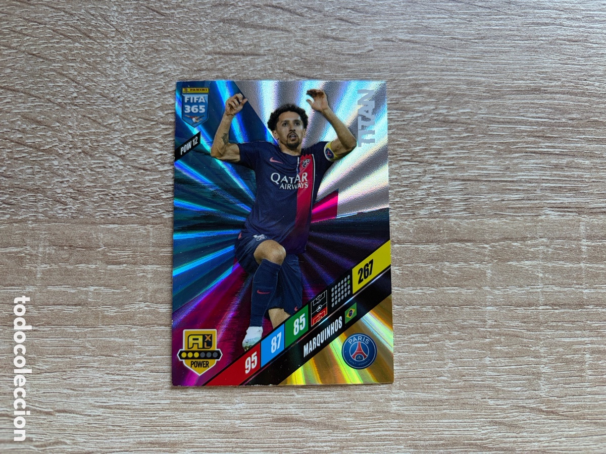 Cromos de f&uacute;tbol: MARQUINHOS TITAN PANINI ADRENALYN XL FIFA 365 2024 PARIS SAINT-GERMAIN