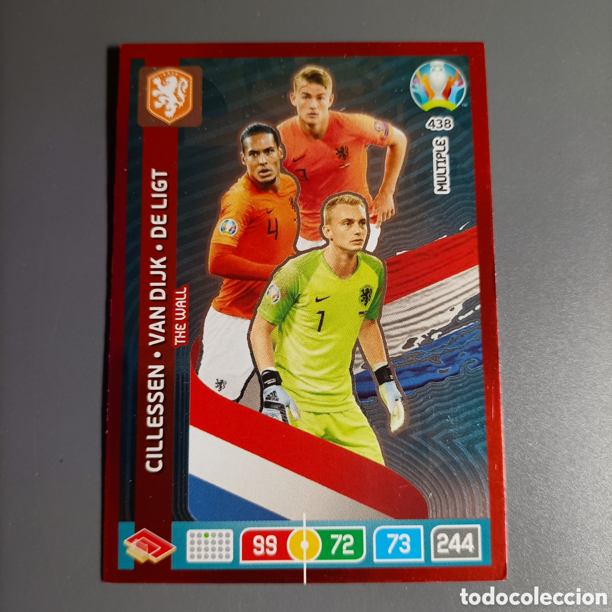 Cromos de f&uacute;tbol: ADRENALYN Euro 2020. (HOLANDA) №438 THE WALL