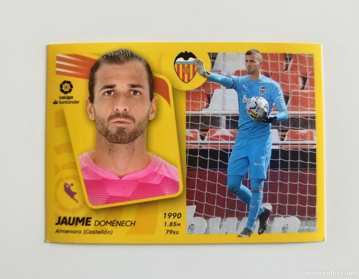 Cromos de f&uacute;tbol: Jaume 6 SIN PEGAR NUNCA PEGADO Valencia CF Liga Ediciones Este 21 22 / 2021 2022