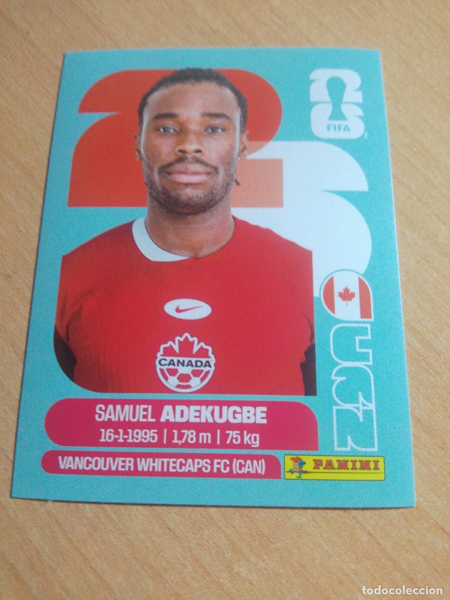 Cromos de f&uacute;tbol: ADEKUGBE CANAD&Aacute; CAN 5 MUNDIAL FIFA WORLD CUP 2026 26 PANINI STICKERS NUEVO