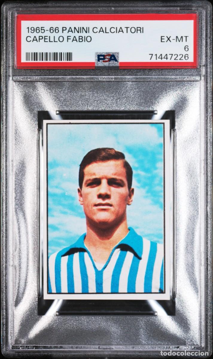 Cromos de f&uacute;tbol: Capello Fabio Panini Calciatori Serie A 1965 66 PSA 6