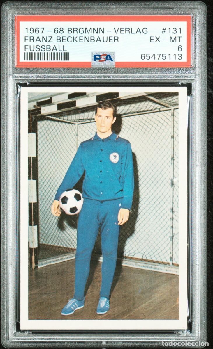 Cromos de f&uacute;tbol: Franz Beckenbauer #131 Bayern Munich Fussball 1967 68 PSA 6