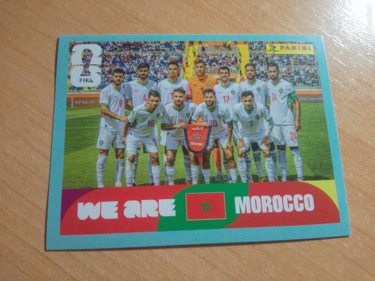 Cromos de f&uacute;tbol: MAR 13 SELECCION DE MARRUECOS MUNDIAL FIFA WORLD CUP 2026 26 PANINI STICKERS NUEVO