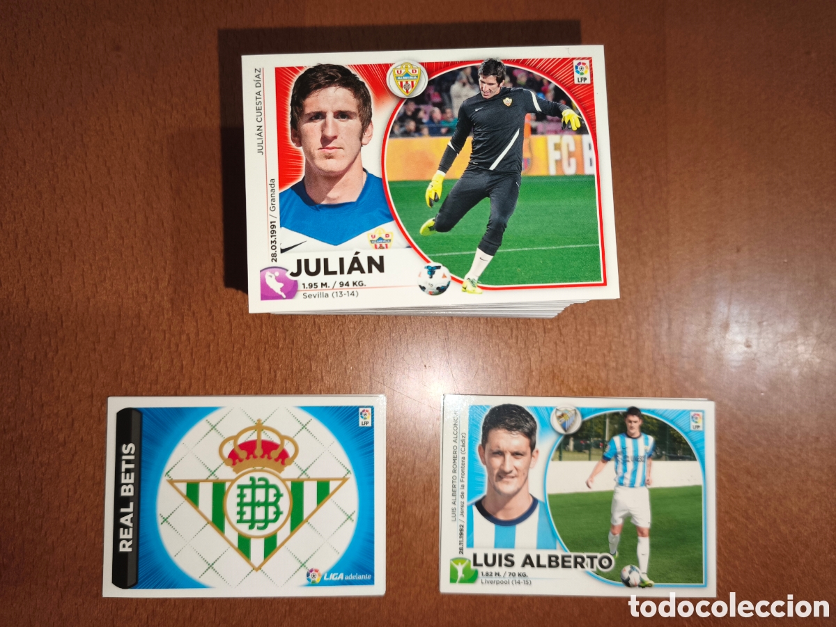 Cromos de f&uacute;tbol: Lote 265 cromos diferentes liga este 14/15 leer
