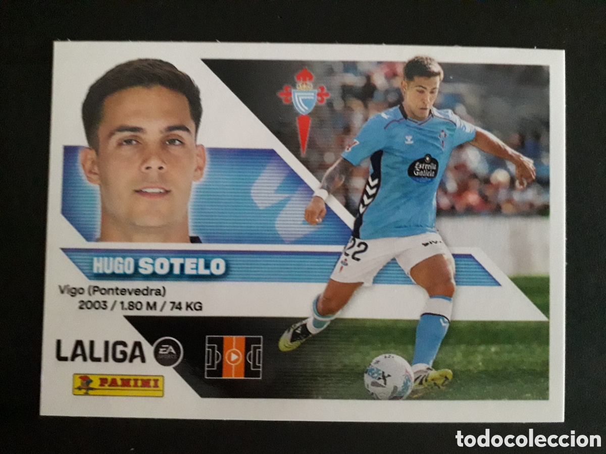Cromos de f&uacute;tbol: SOTELO CELTA DE VIGO N&deg; 14 ED ESTE 2026 2027 26 27 SIN PEGAR PEDIDO M&Iacute;NIMO 3&euro;