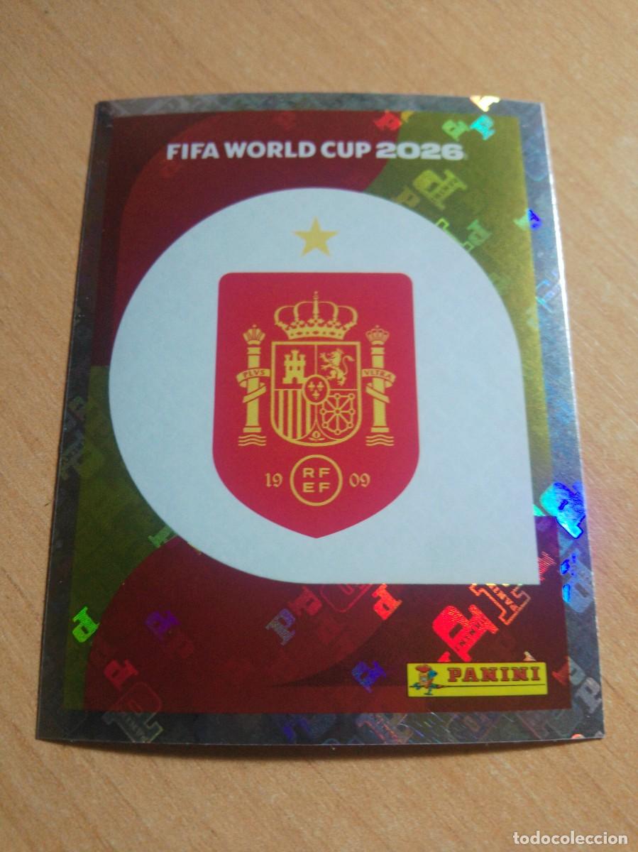 Cromos de f&uacute;tbol: ESP 1 ESCUDO DE ESPA&Ntilde;A MUNDIAL FIFA WORLD CUP 2026 26 PANINI STICKERS NUEVO