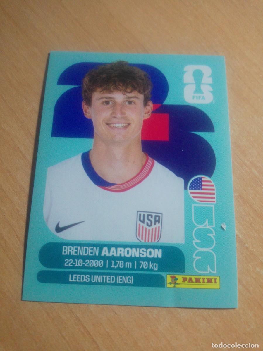 Cromos de f&uacute;tbol: AARONSON ESTADOS UNIDOS USA 17 FIFA MUNDIAL 2026 WORLD CUP NUEVO