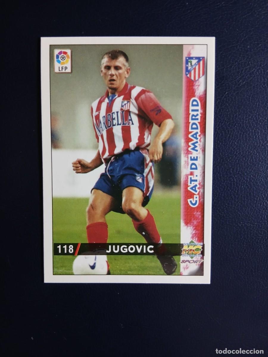 Cromos de f&uacute;tbol: 118 JUGOVIC ATLETICO MADRID MUNDICROMO FICHAS DE LA LIGA 1998 1999 98 99