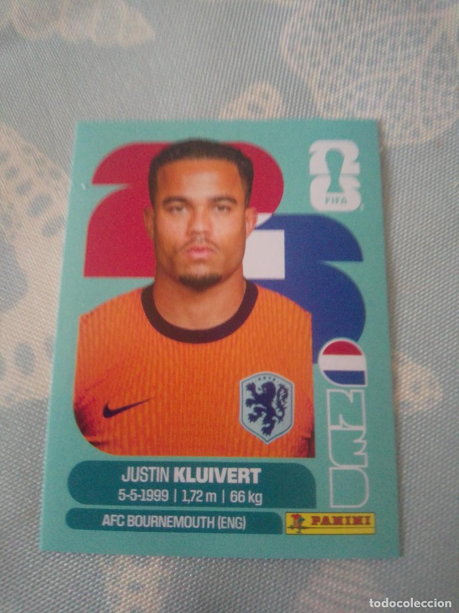 Cromos de f&uacute;tbol: NED 16 JUSTIN KLUIVERT HOLANDA MUNDIAL FIFA WORLD CUP 2026 26 PANINI STICKERS NUEVO