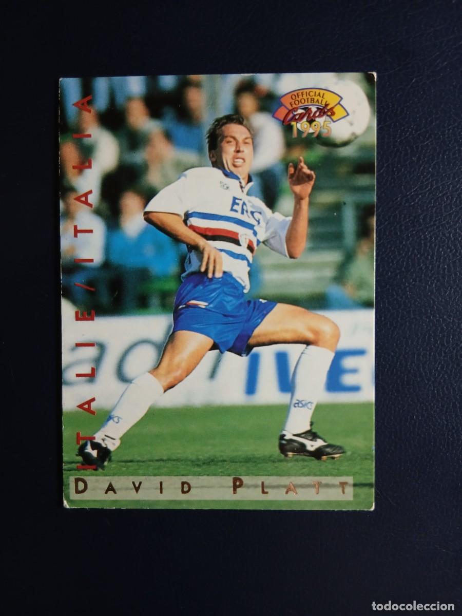 Cromos de f&uacute;tbol: I12 David Platt - Sampdoria - Official Football Cards 1995 - Panini - Calcio 94 95 Calciatori