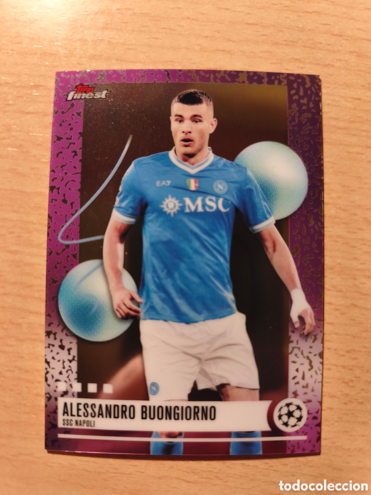 Cromos de f&uacute;tbol: ALESSANDRO BUONGIRONO NAPOLI NAPOLES UNCOMMON TOPPS FINEST 2025 2026 25 26