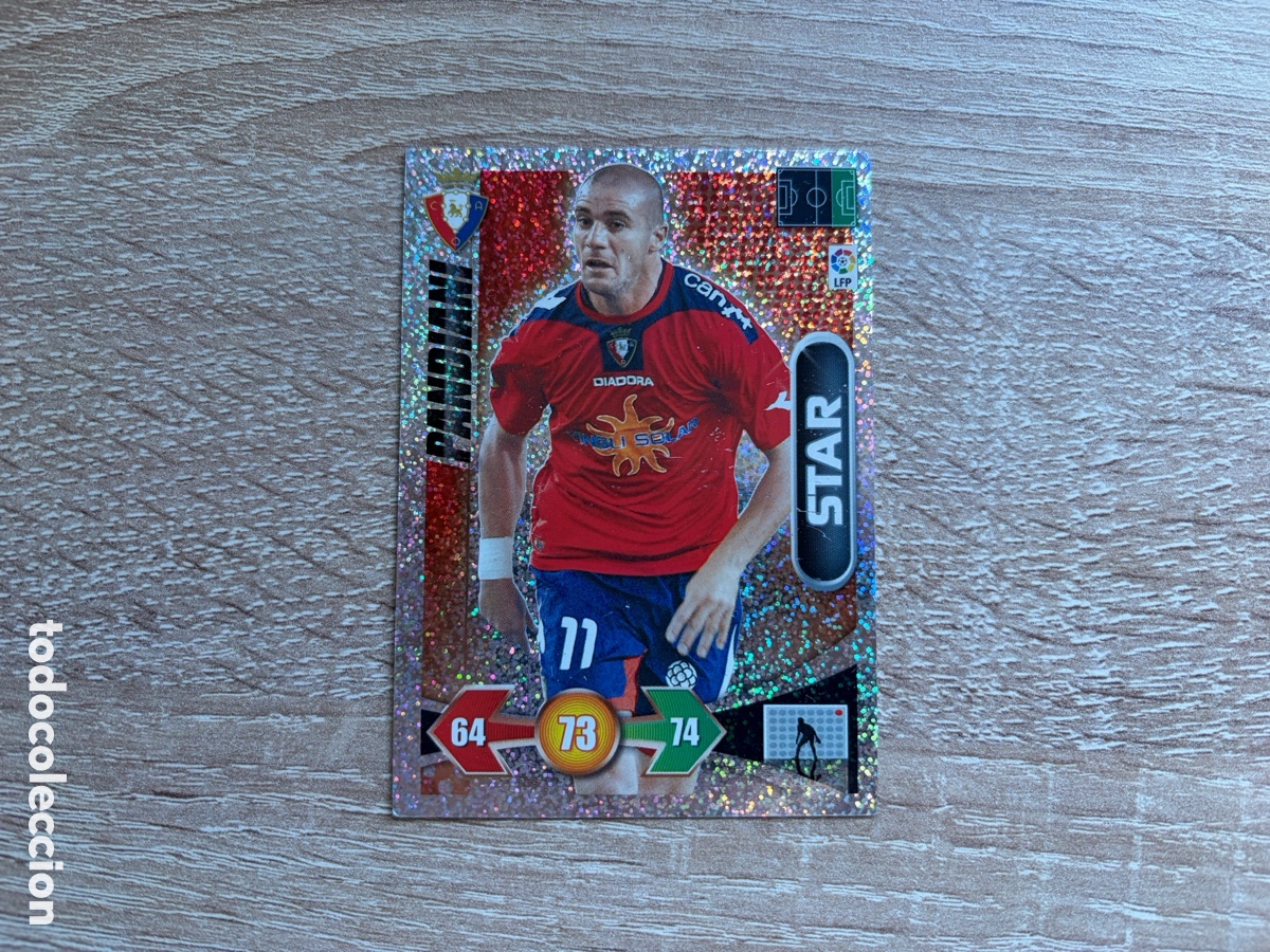 Cromos de f&uacute;tbol: PANDIANI STAR MEGACRACKS 2009 2010 09 10 CA OSASUNA BRILLANTINA GRUESA