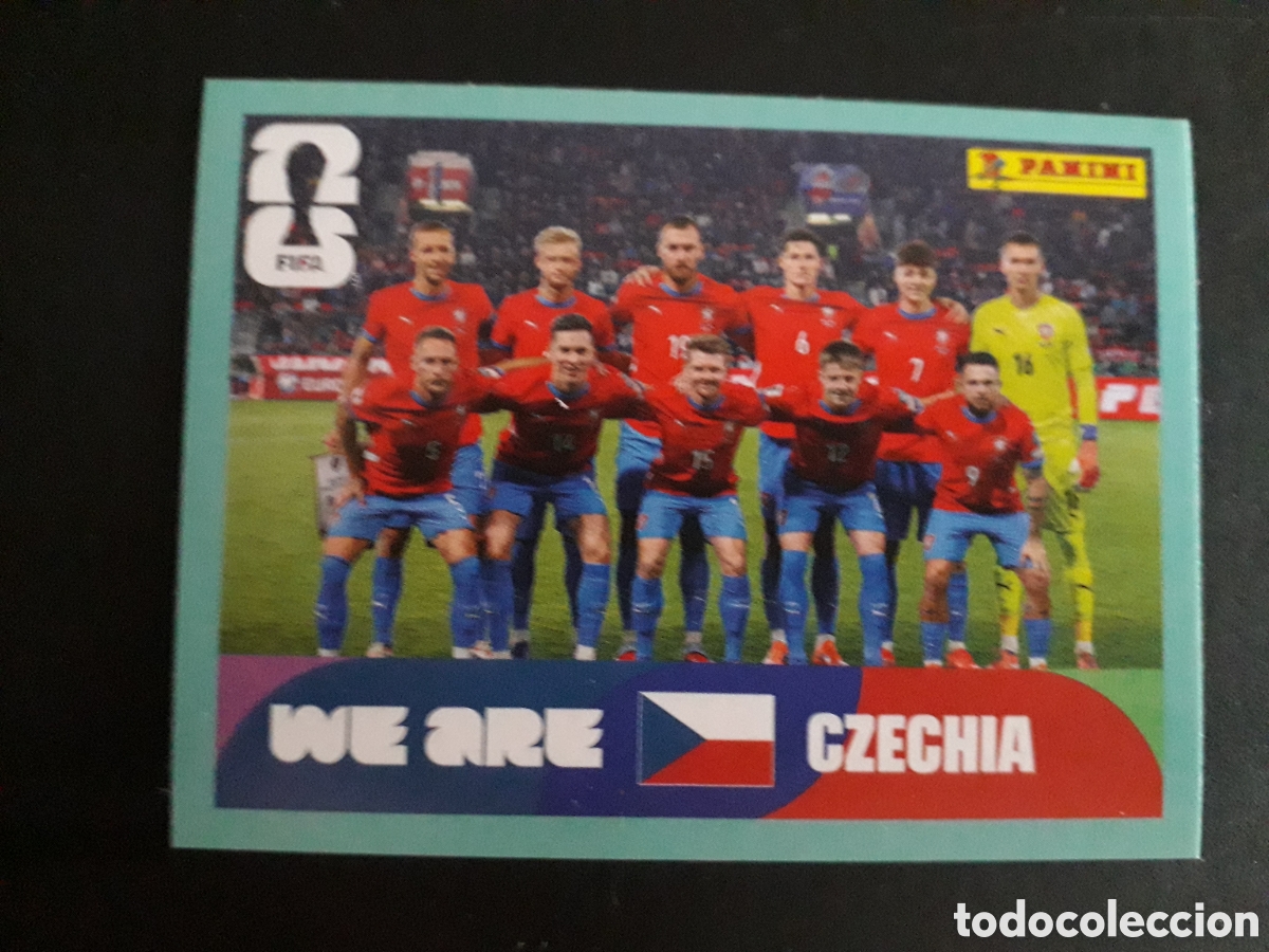 Cromos de f&uacute;tbol: EQUIPO REP CHECA/CHEQUIA CZE 13 MUNDIAL F&Uacute;TBOL 2026 FIFA WORLD CUP PANINI SIN PEGAR PEDIDO M&Iacute;NIMO 3&euro;