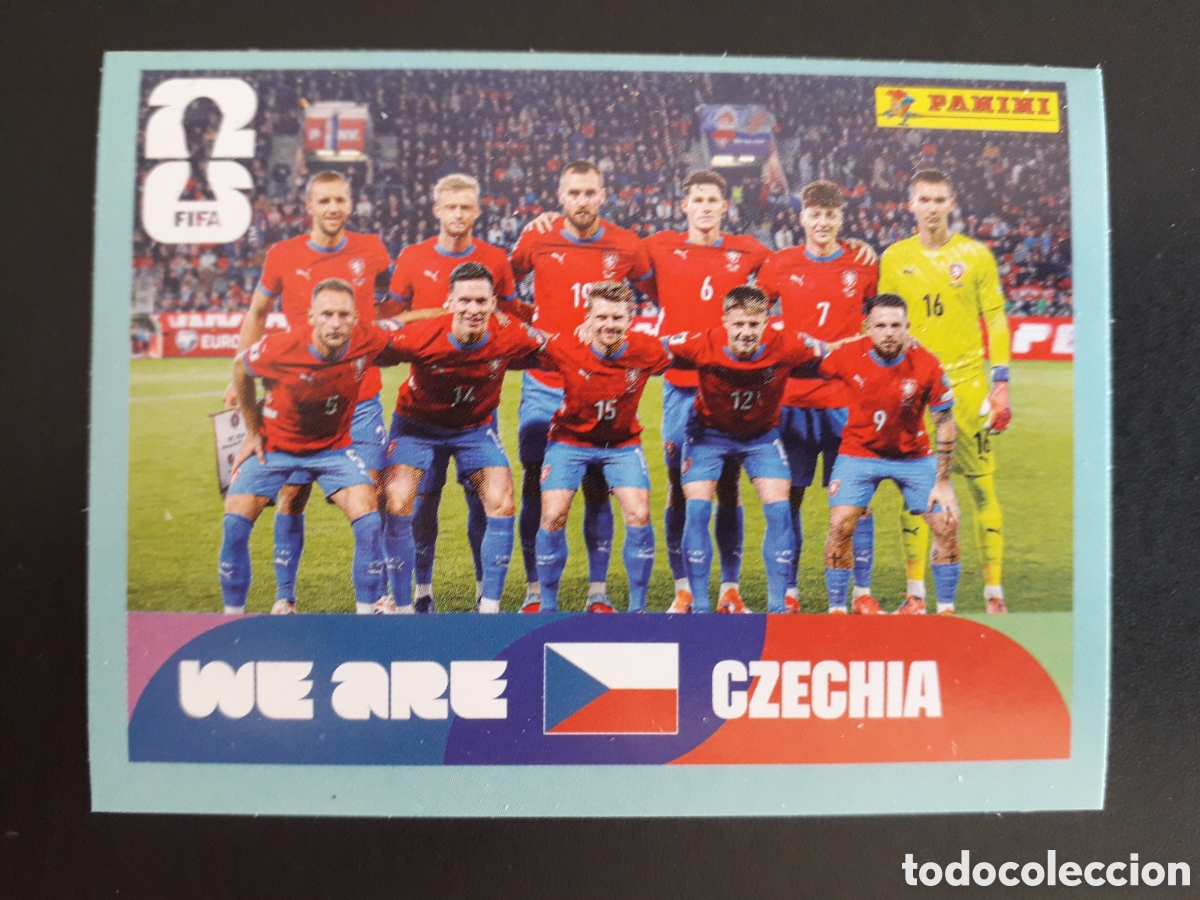 Cromos de f&uacute;tbol: EQUIPO REP CHECA/CHEQUIA CZE 13 MUNDIAL F&Uacute;TBOL 2026 FIFA WORLD CUP PANINI SIN PEGAR PEDIDO M&Iacute;NIMO 3&euro;