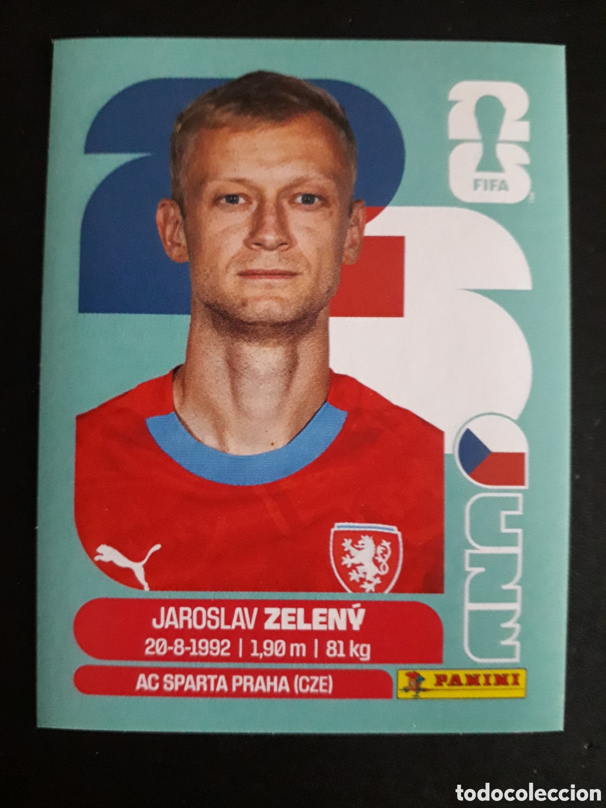 Cromos de f&uacute;tbol: ZELEN&Yacute; REP CHECA/CHEQUIA CZE 6 MUNDIAL F&Uacute;TBOL 2026 FIFA WORLD CUP PANINI SIN PEGAR PEDIDO M&Iacute;NIMO 3&euro;.