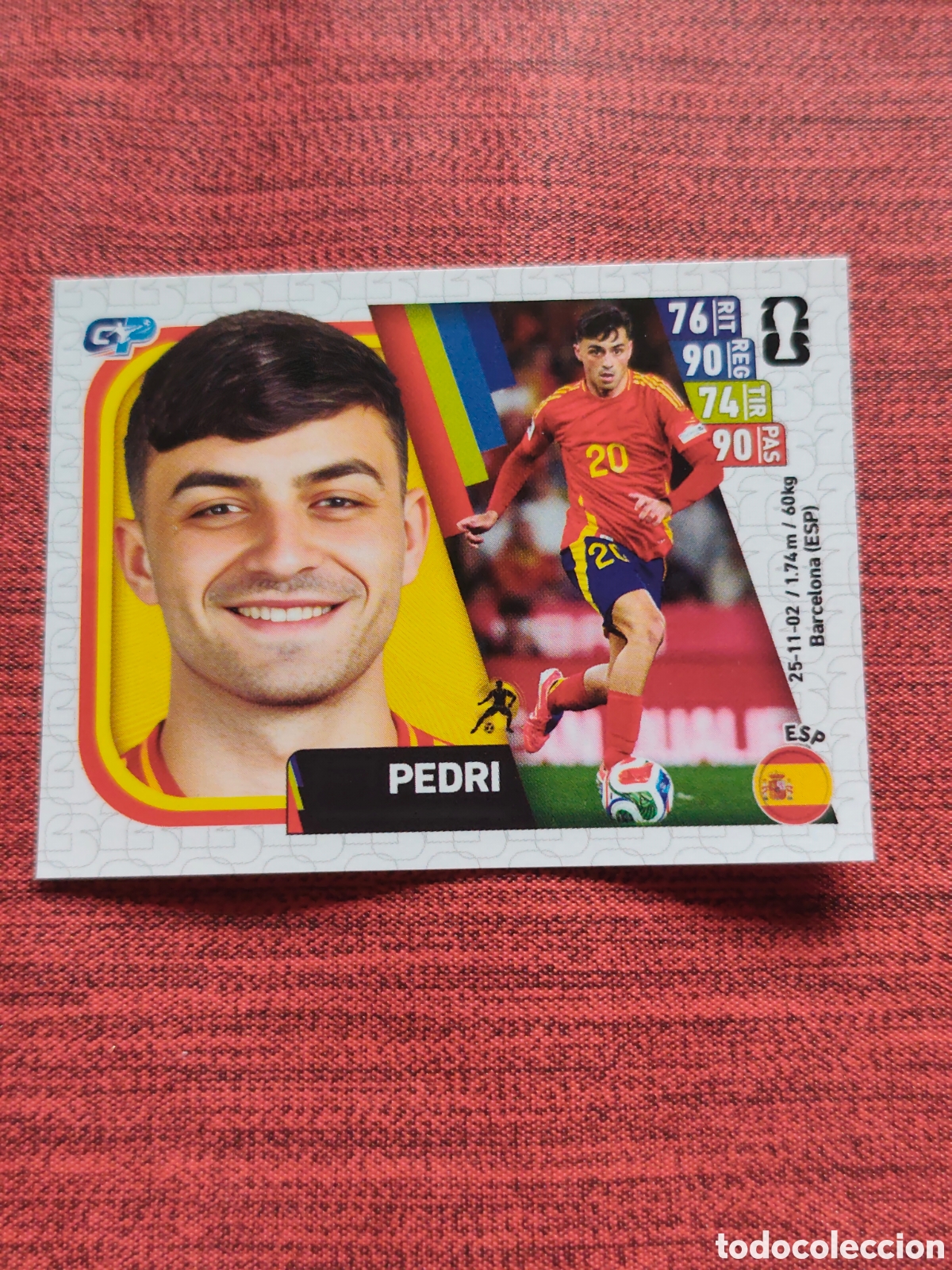 Fu&szlig;ball-Sticker: 388 PEDRI ESPA&Ntilde;A CAMPEONA MUNDIAL 2026 EDITORIAL GP