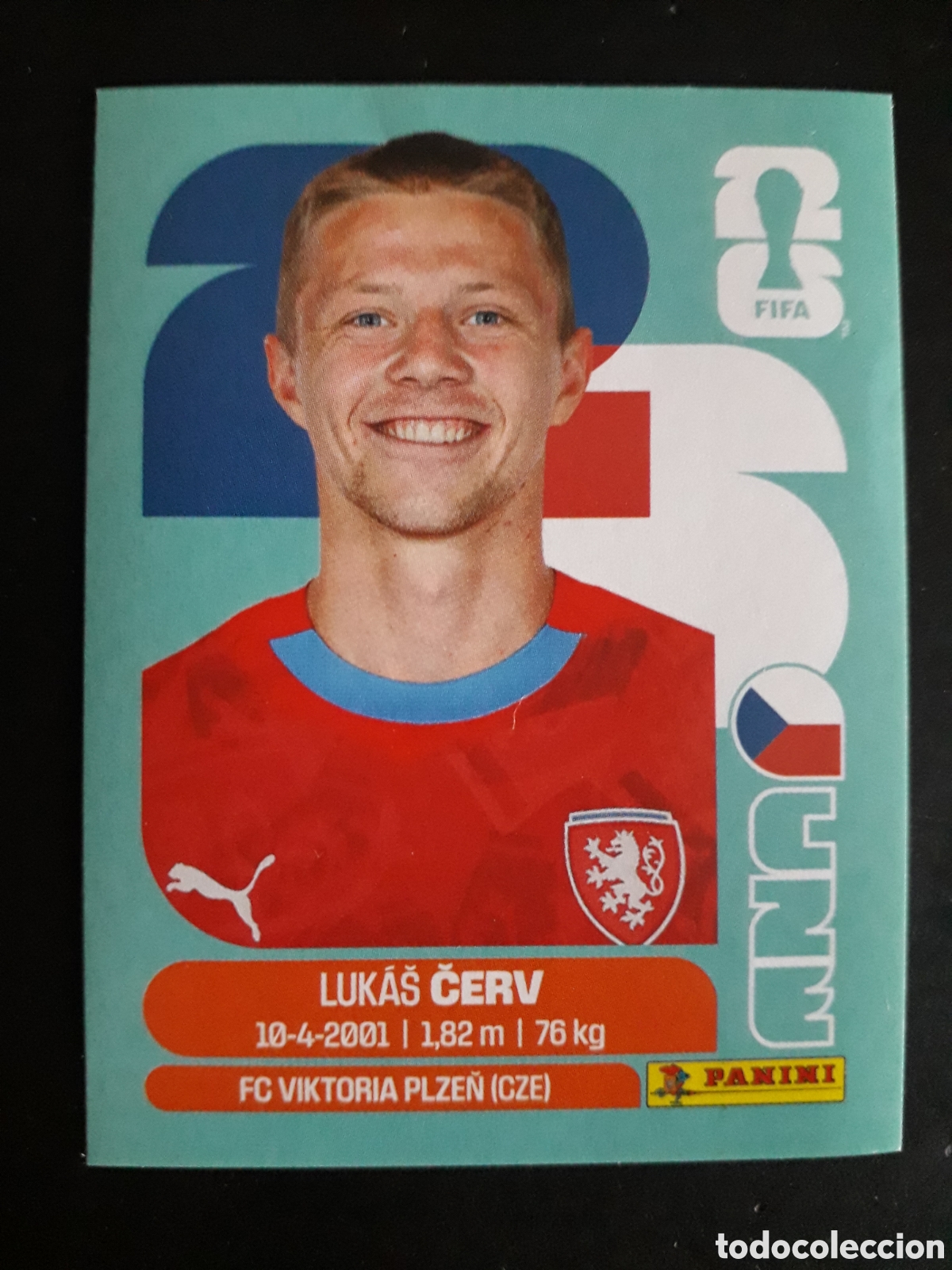 Cromos de f&uacute;tbol: ČERV REP CHECA/CHEQUIA CZE 11 MUNDIAL F&Uacute;TBOL 2026 FIFA WORLD CUP PANINI SIN PEGAR PEDIDO M&Iacute;NIMO 3&euro;.