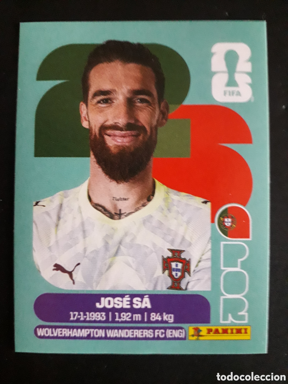 Cromos de f&uacute;tbol: JOS&Eacute; S&Aacute; PORTUGAL POR 3 MUNDIAL F&Uacute;TBOL 2026 FIFA WORLD CUP PANINI SIN PEGAR PEDIDO M&Iacute;NIMO 3&euro;.