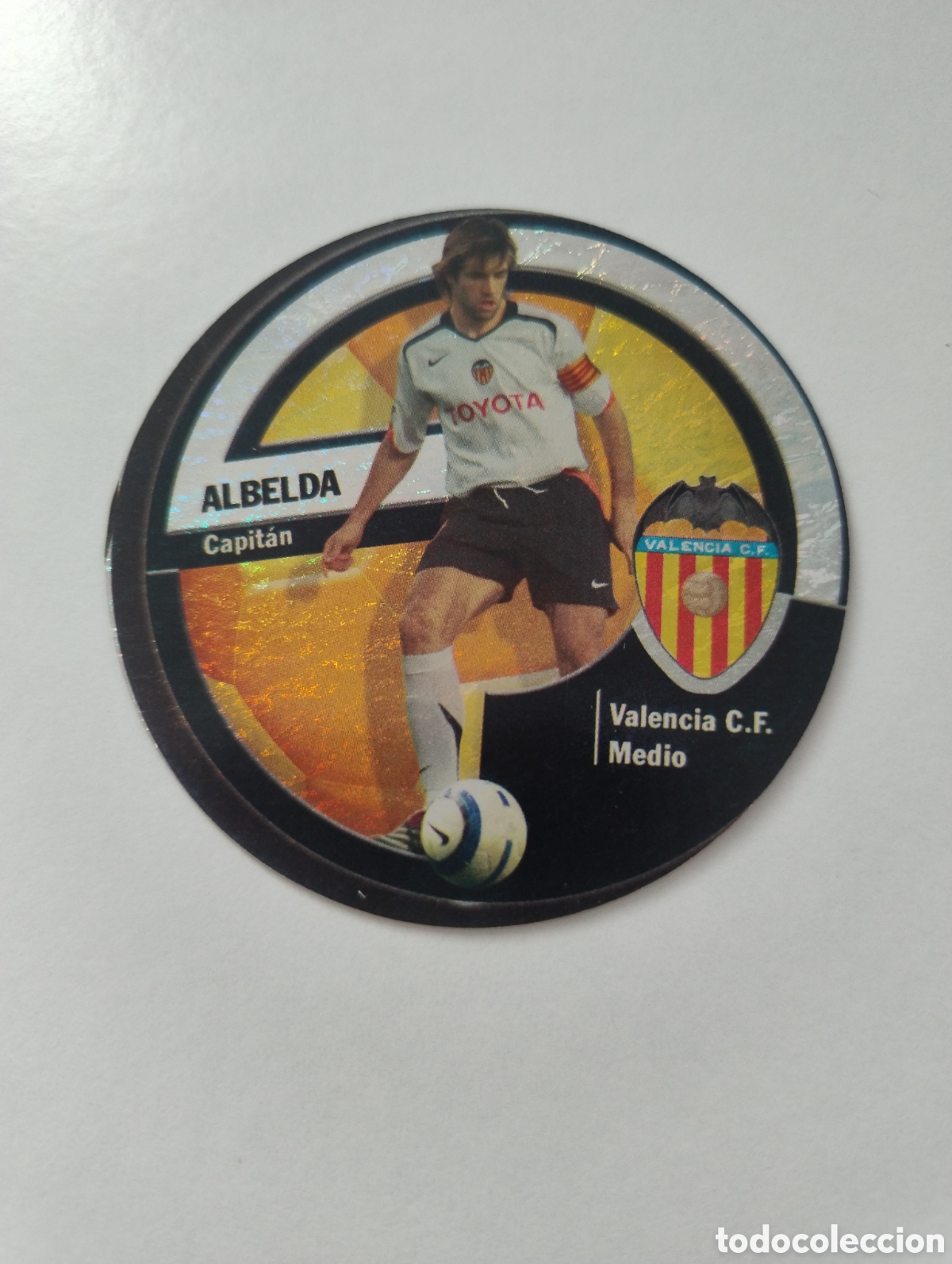 Cromos de f&uacute;tbol: 80 - Albelda - Valencia - Mundicromo Liga 2006 - 2007 Circlecard Danet