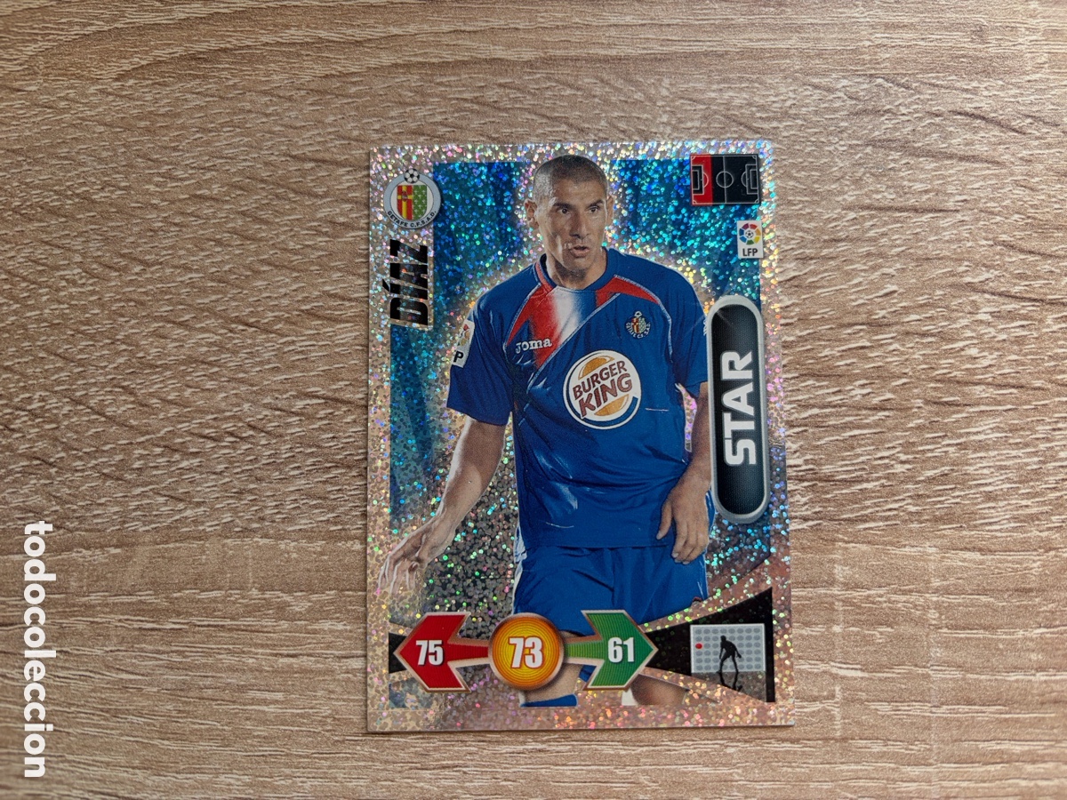 Cromos de f&uacute;tbol: D&Iacute;AZ STAR ADRENALYN XL 2009 2010 09 10 GETAFE CF BRILLANTINA GRUESA