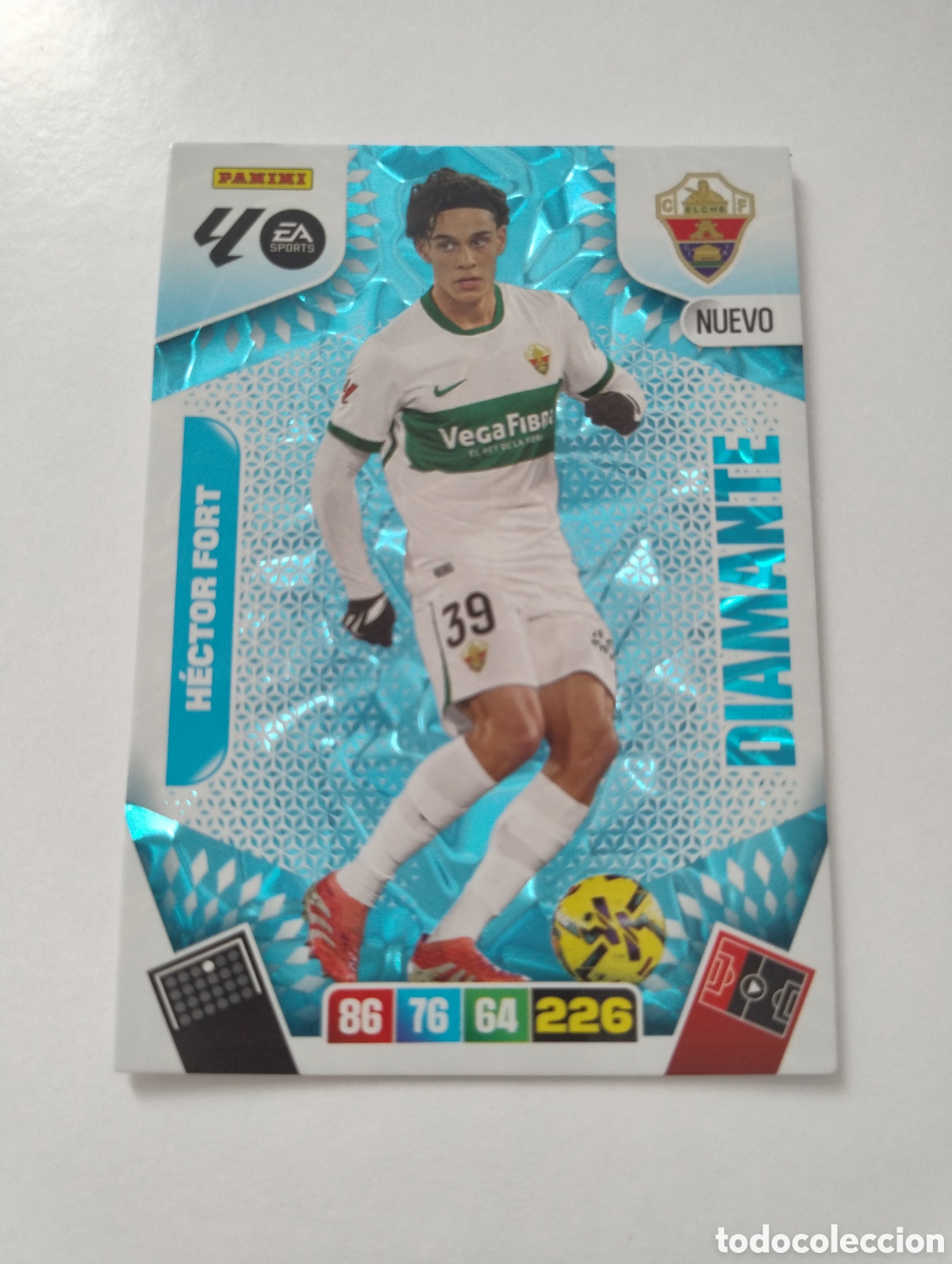 Cromos de f&uacute;tbol: H&eacute;ctor Fort - Elche - Adrenalyn XL Liga 2025 - 2025 Nuevo Diamante