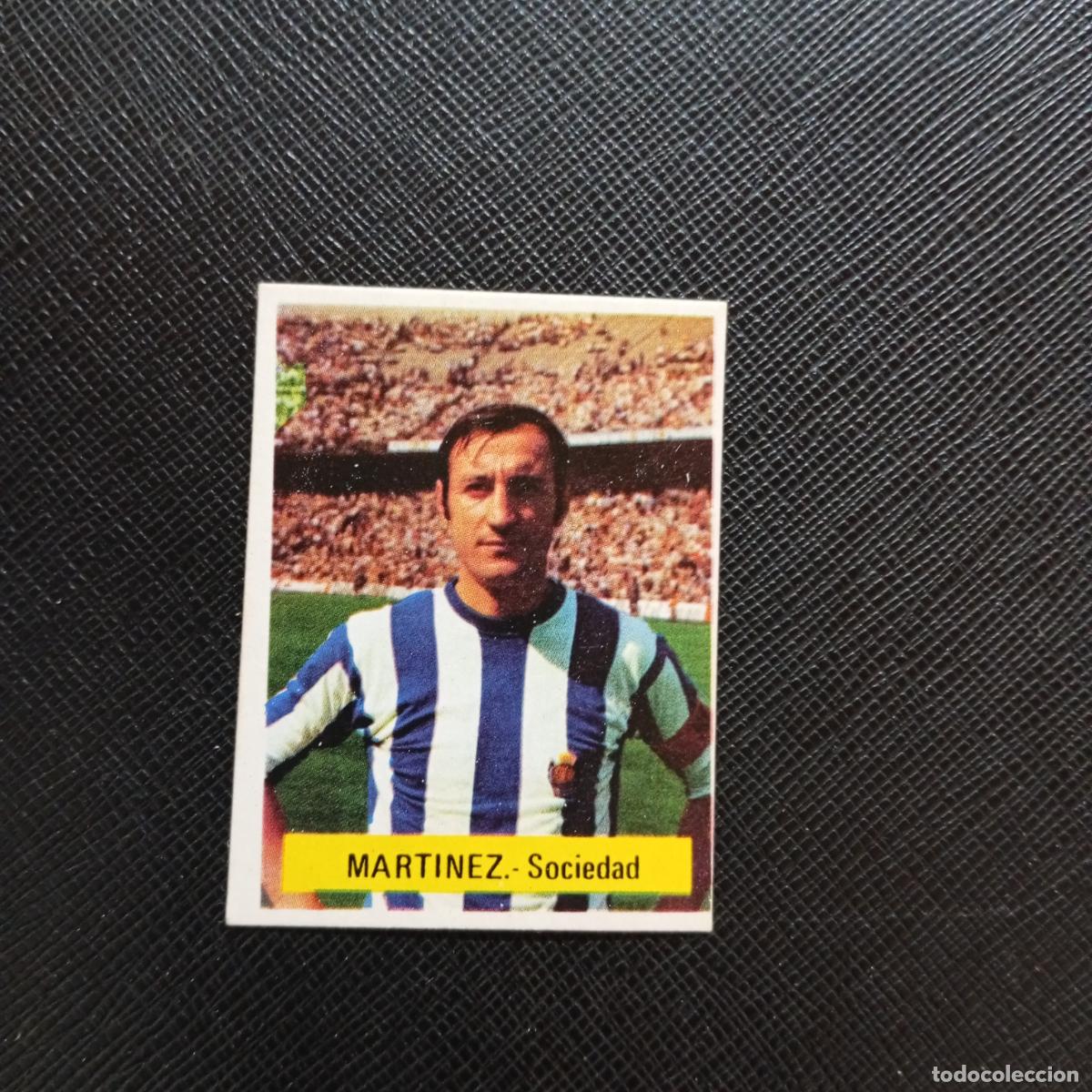 Cromos de f&uacute;tbol: MARTINEZ REAL SOCIEDAD FINI 1975 1976 CROMO FUTBOL LIGA 75 76 - SIN PEGAR - A70 PG73