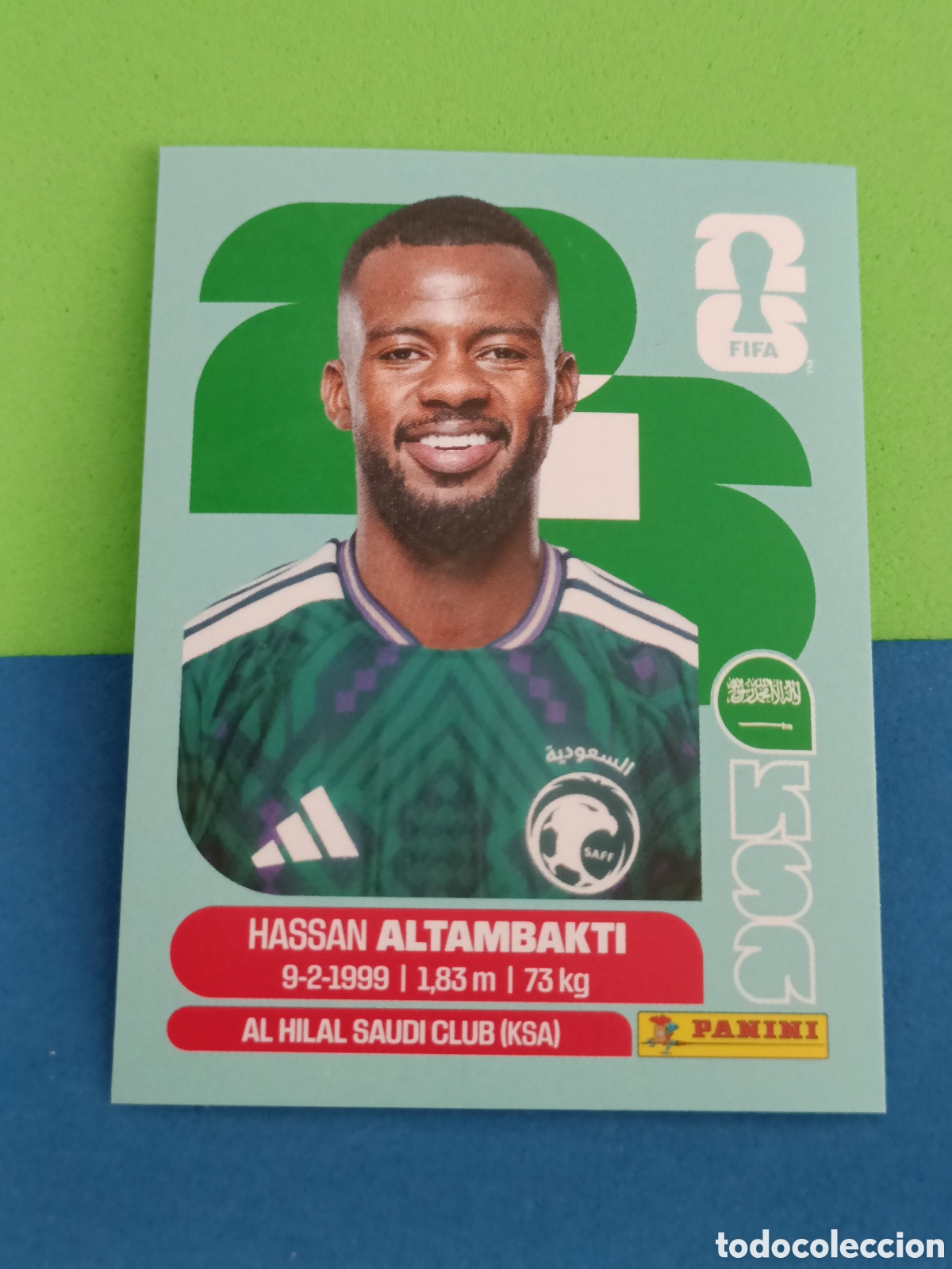 Cromos de f&uacute;tbol: Panini Mundial Fifa World cup 2026 26 sticker - KSA 8 Altambakti