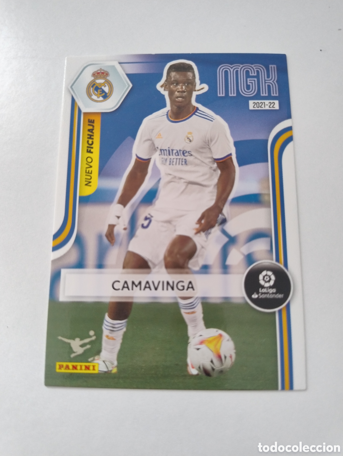 Cromos de f&uacute;tbol: 494 - Camavinga - Real Madrid - Megacracks 2021 - 2022 Nuevo Fichaje