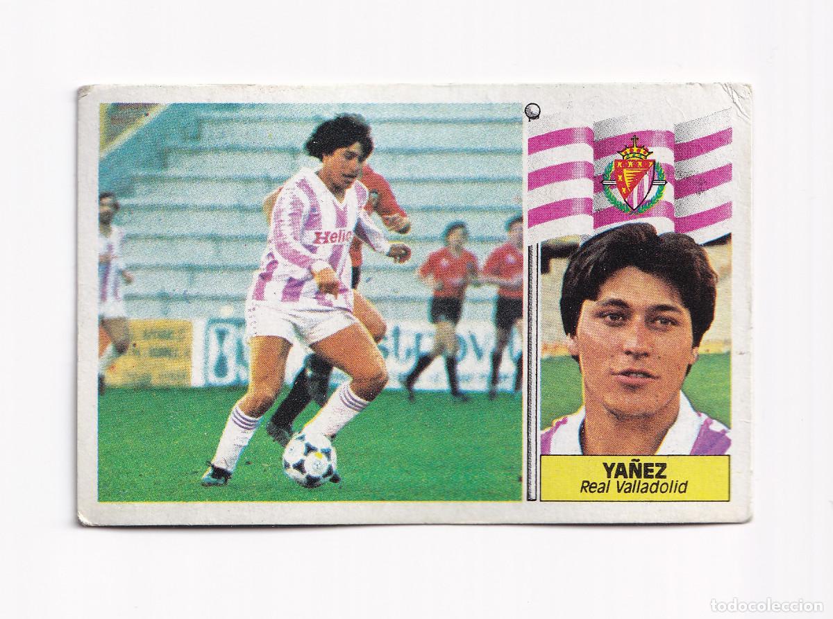 Cromos de f&uacute;tbol: Cromo f&uacute;tbol Y&Aacute;NEZ Valladolid 1986 1987 Ediciones Este SIN PEGAR