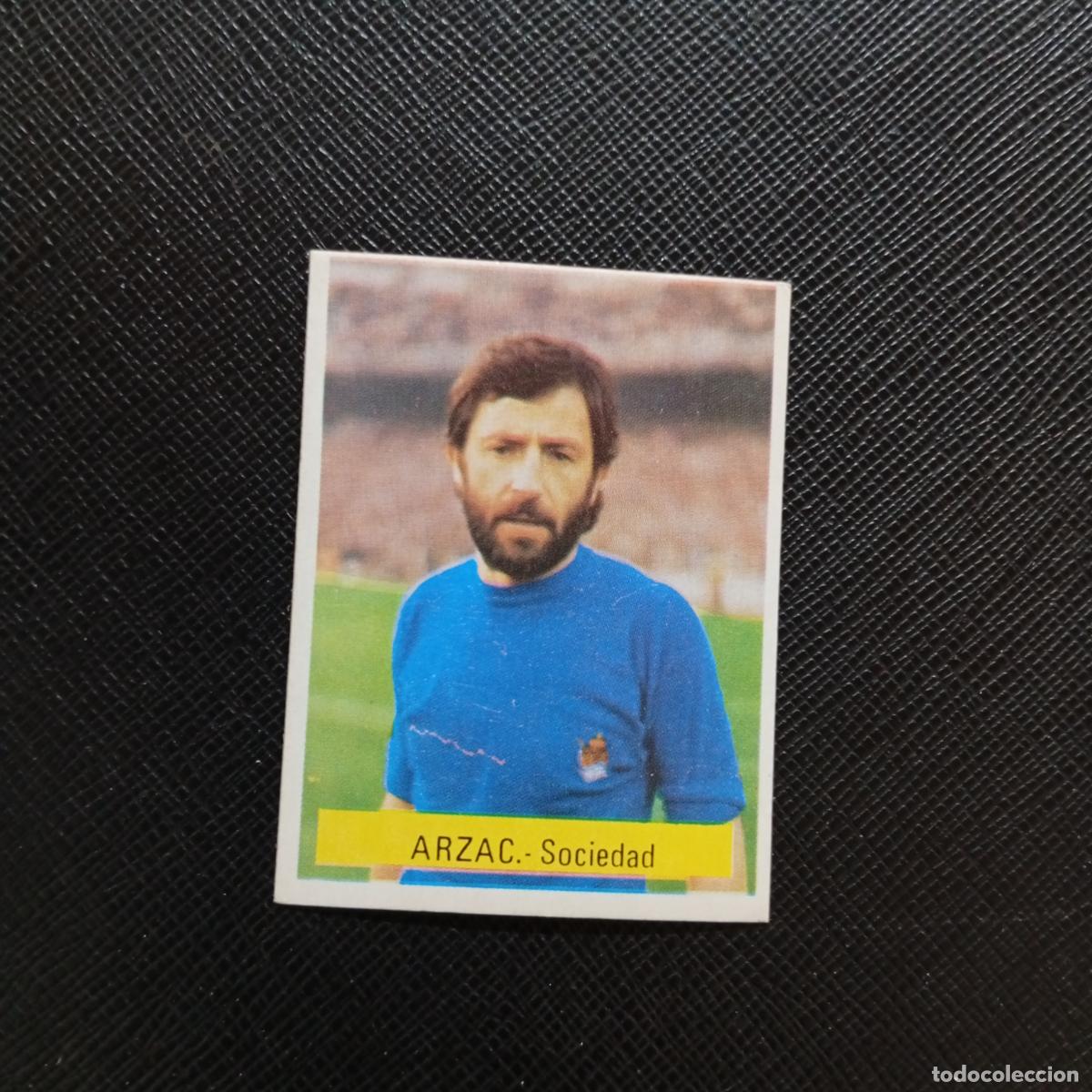 Cromos de f&uacute;tbol: ARZAC REAL SOCIEDAD FINI 1975 1976 CROMO FUTBOL LIGA 75 76 - SIN PEGAR - A70 PG82