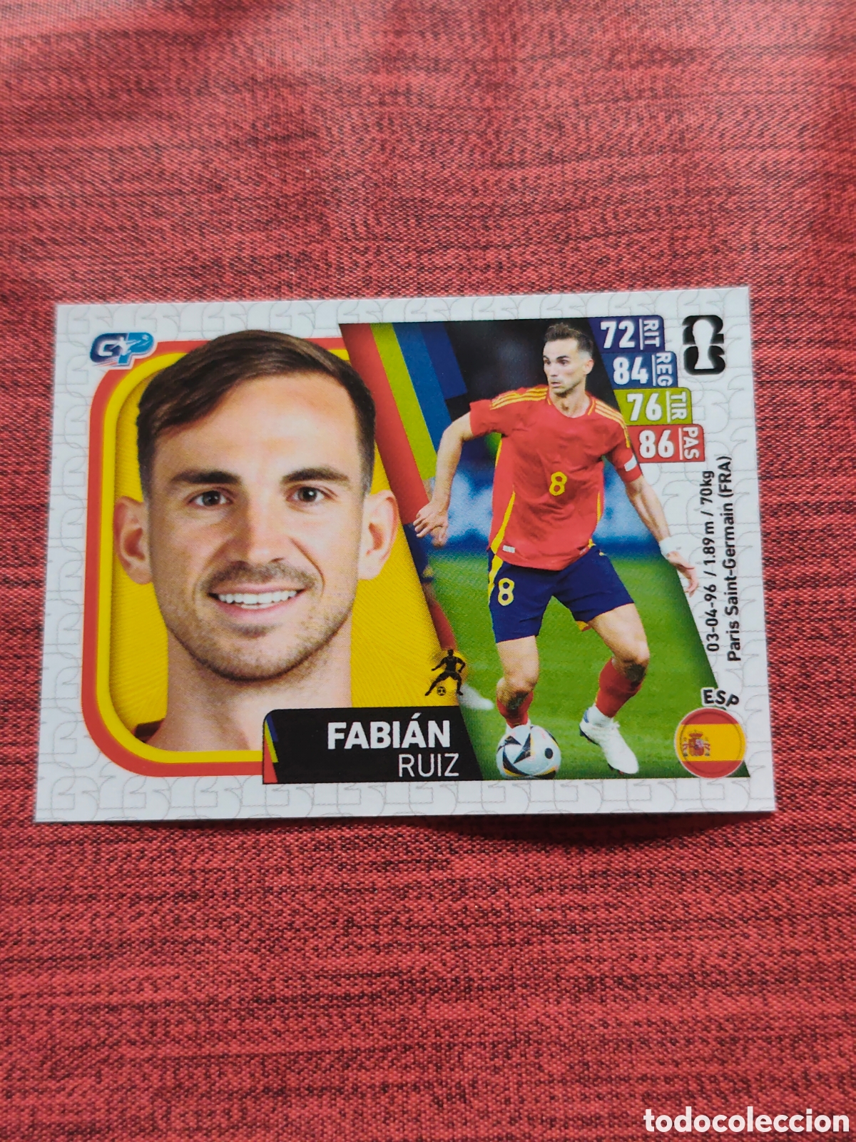 Fu&szlig;ball-Sticker: 394 FABI&Aacute;N RUIZ ESPA&Ntilde;A CAMPEONA MUNDIAL 2026 EDITORIAL GP