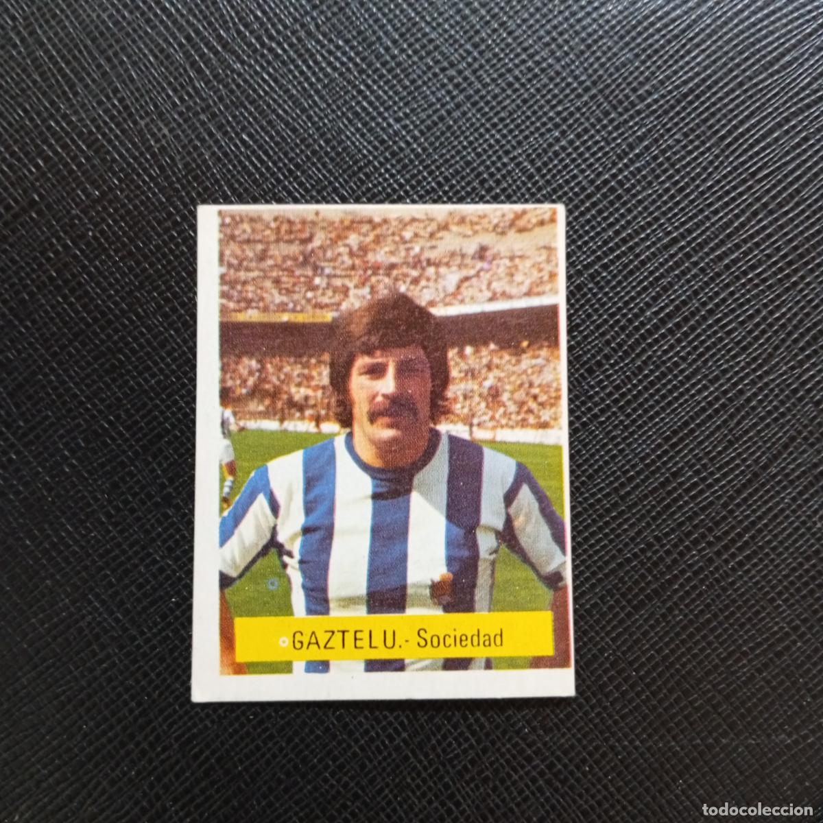 Cromos de f&uacute;tbol: GAZTELU REAL SOCIEDAD FINI 1975 1976 CROMO FUTBOL LIGA 75 76 - SIN PEGAR - A70 PG82