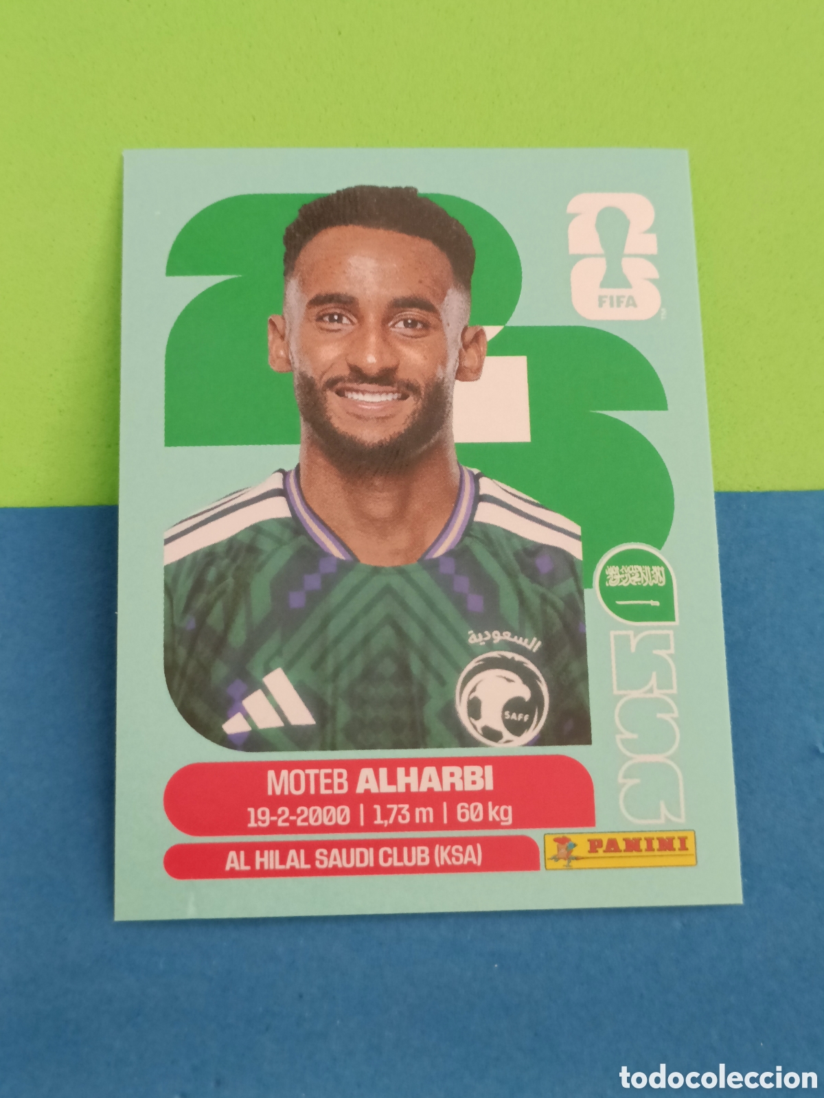 Cromos de f&uacute;tbol: Panini Mundial Fifa World cup 2026 26 sticker - KSA 7 Alharbi