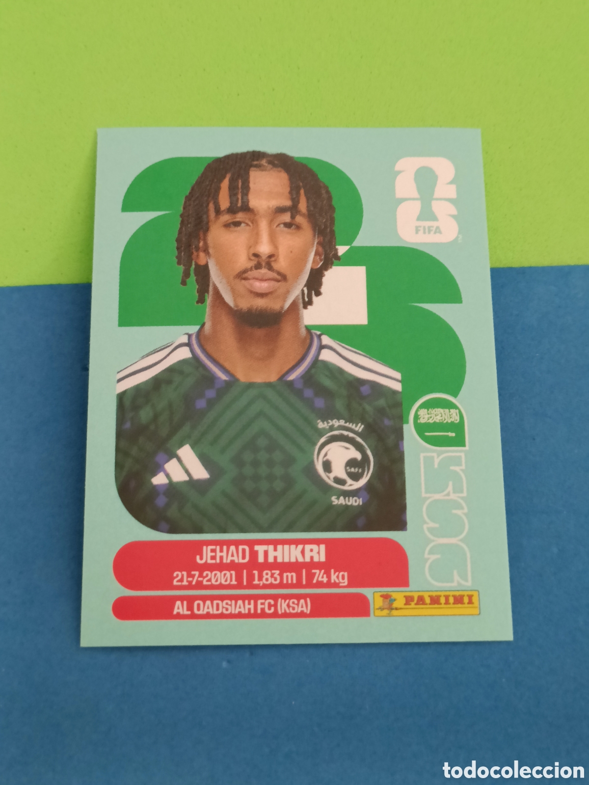 Fu&szlig;ball-Sticker: Panini Mundial Fifa World cup 2026 26 sticker - KSA 6 Thikri