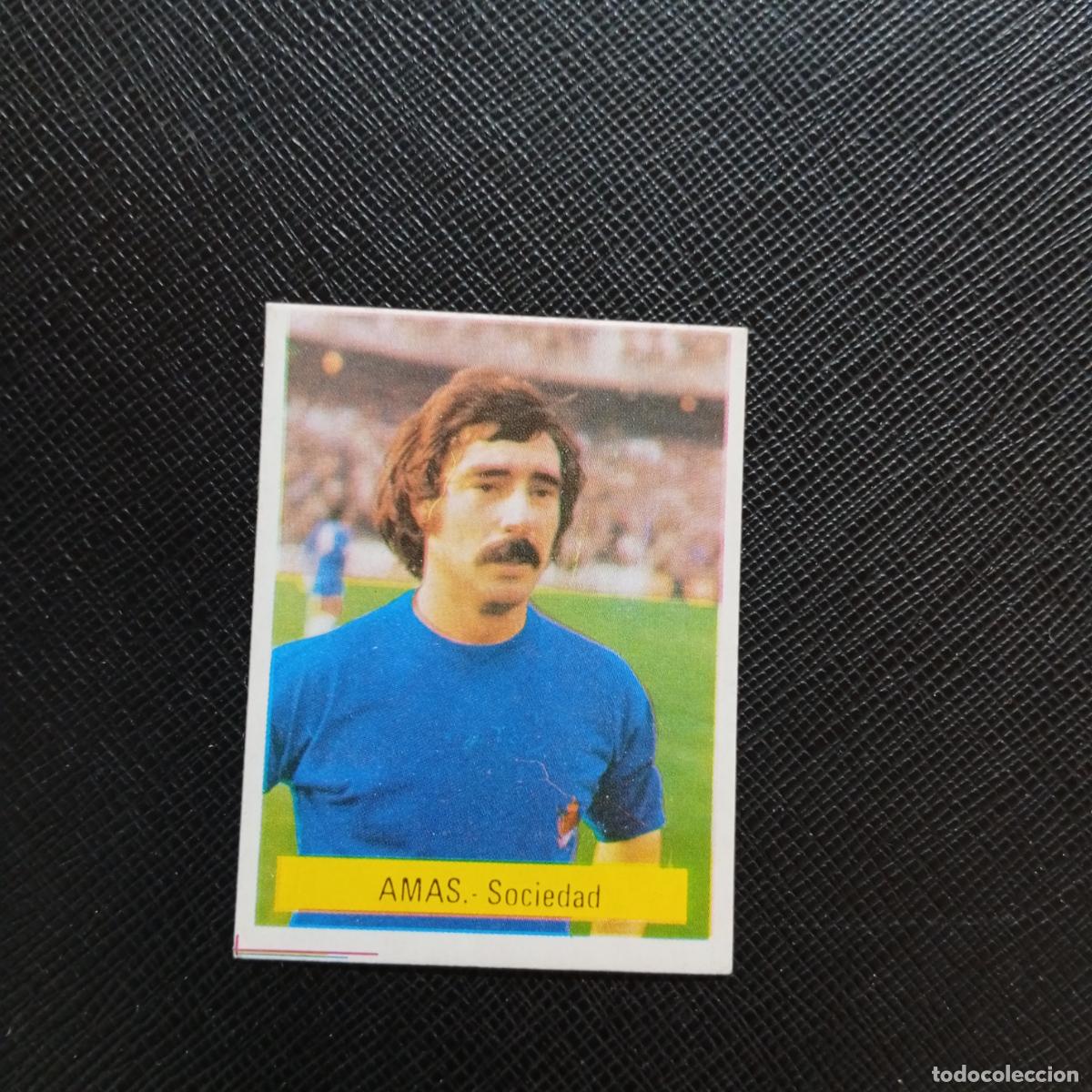 Fu&szlig;ball-Sticker: AMAS REAL SOCIEDAD FINI 1975 1976 CROMO FUTBOL LIGA 75 76 - SIN PEGAR - A70 PG82