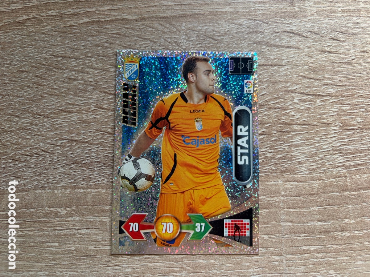 Fu&szlig;ball-Sticker: RENAN STAR ADRENALYN XL 2009 2010 09 10 XEREZ CD BRILLANTINA GRUESA
