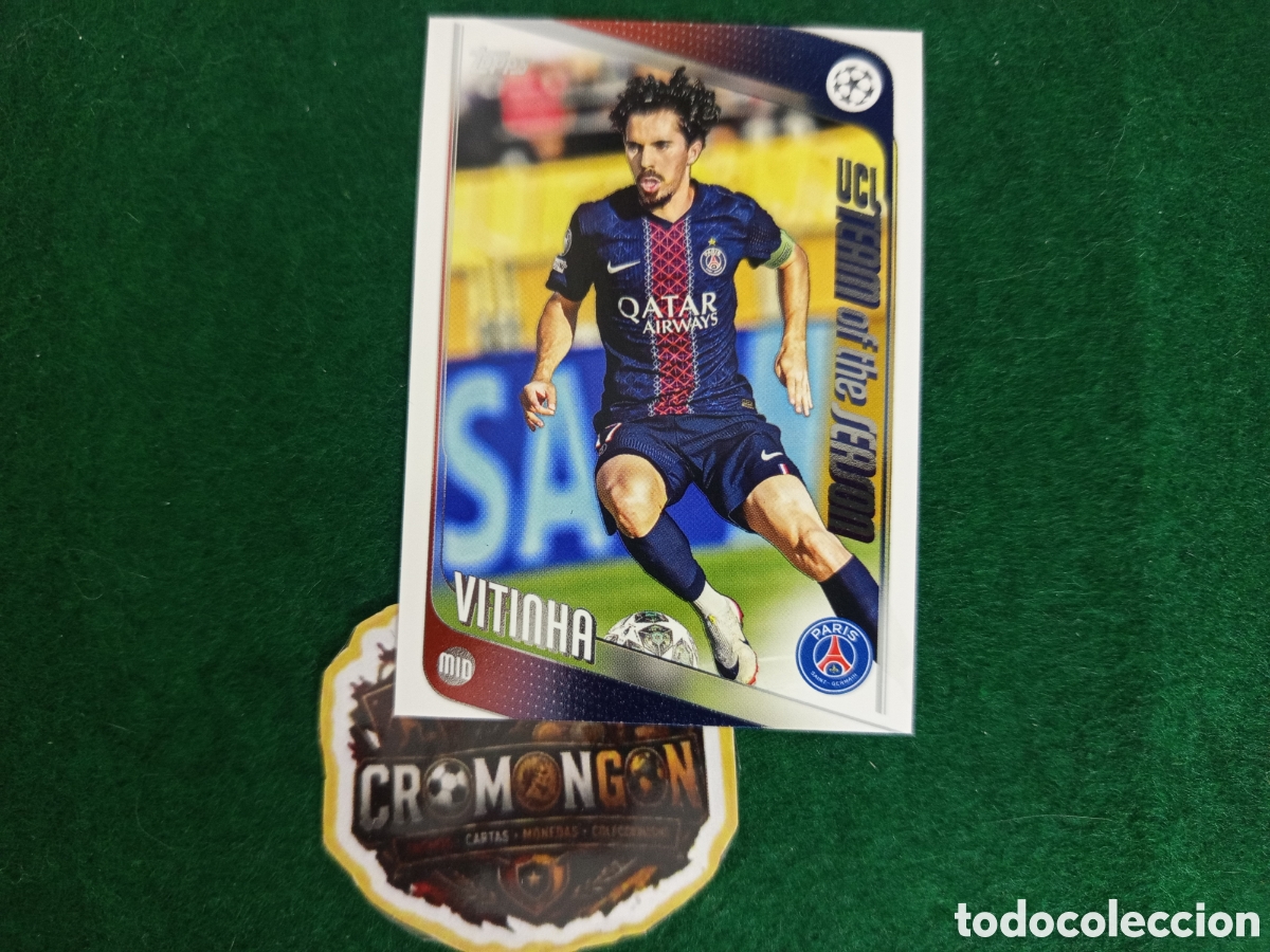 Cromos de Futebol: ❇️ CROMO ⚽ VITINHA 46 TOPPS FLAGSHIP 25 26 2025 2026 - PSG ❇️