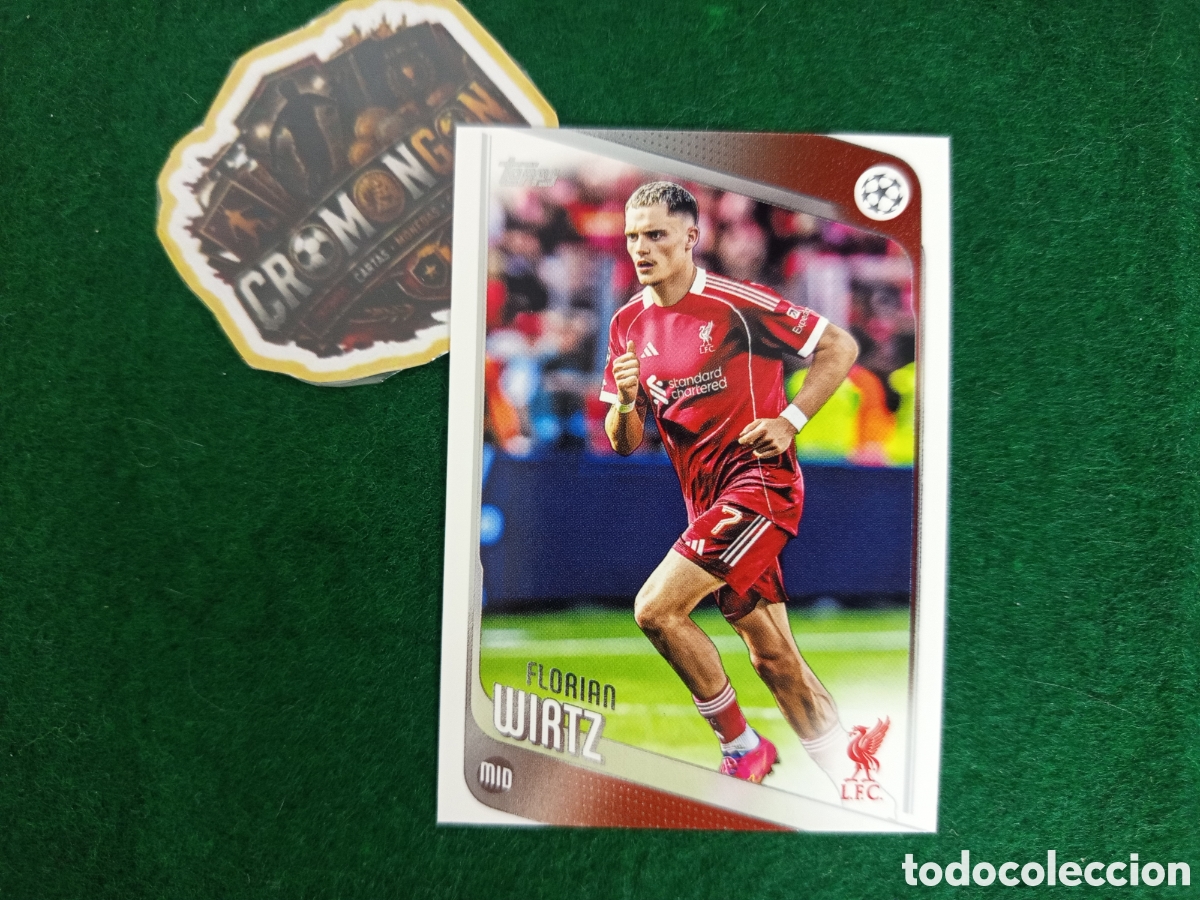 Cromos de Futebol: ❇️ CROMO ⚽ WIRTZ 74 TOPPS FLAGSHIP 25 26 2025 2026 - LIVERPOOL ❇️