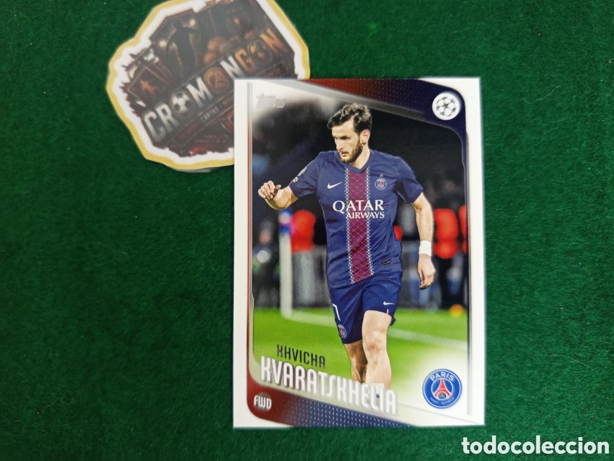 Cromos de Futebol: ❇️ CROMO ⚽ CARD KVARATSKHELIA 167 TOPPS FLAGSHIP 25 26 2025 2026 - PSG ❇️